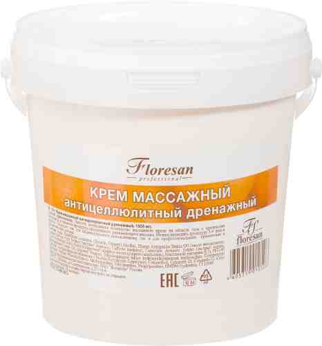 Крем массажный для тела Floresan Professional Антицеллюлитный дренажный 1л арт. 986883