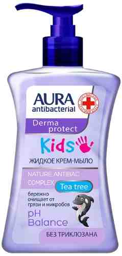 Крем-мыло Aura Kids Антибактериальное 250мл арт. 981474