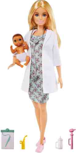 Кукла Barbie Педиатр с малышом-пациентом арт. 1180247