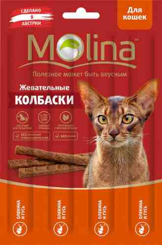 Лакомство для кошек Molina Оленина-гусь 20г арт. 1014145