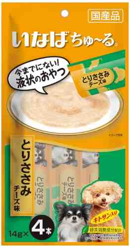 Лакомство для собак Inaba Churu Куриное филе со вкусом сыра 14г*4шт арт. 1187740