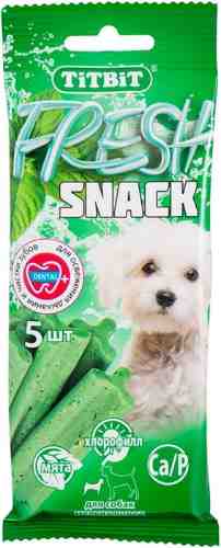 Лакомство для собак TiTBiT Fresh Snack для чистки зубов 55г (упаковка 3 шт.) арт. 423337pack
