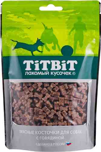 Лакомство для собак TiTBiT Косточки мясные с говядиной 145г (упаковка 3 шт.) арт. 976893pack