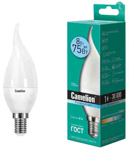 Лампа светодиодная Camelion E14 8Вт арт. 1070674
