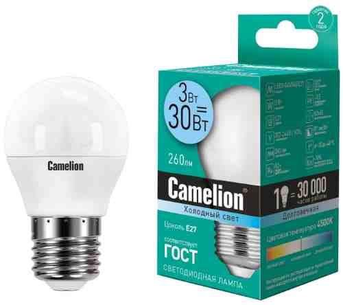 Лампа светодиодная Camelion E27 3Вт арт. 1070694