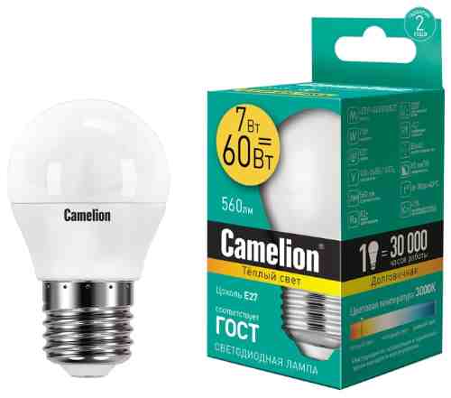 Лампа светодиодная Camelion E27 7Вт арт. 1070584