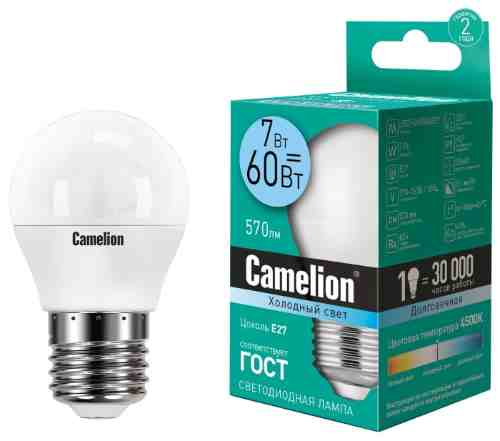 Лампа светодиодная Camelion E27 7Вт арт. 1070591