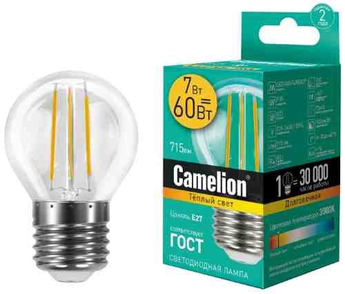 Лампа светодиодная Camelion E27 7Вт арт. 1070681