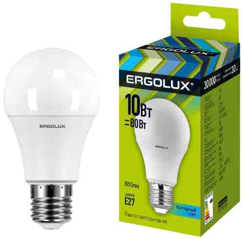 Лампа светодиодная Ergolux LED E27 10Вт арт. 1078708