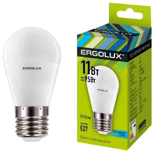 Лампа светодиодная Ergolux LED E27 11Вт арт. 1078693