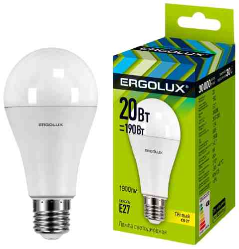 Лампа светодиодная Ergolux LED E27 20Вт арт. 1078728