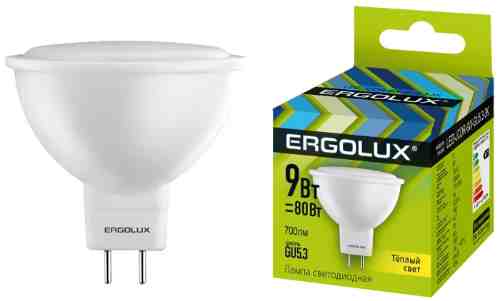 Лампа светодиодная Ergolux LED GU5.3 9Вт арт. 1078739