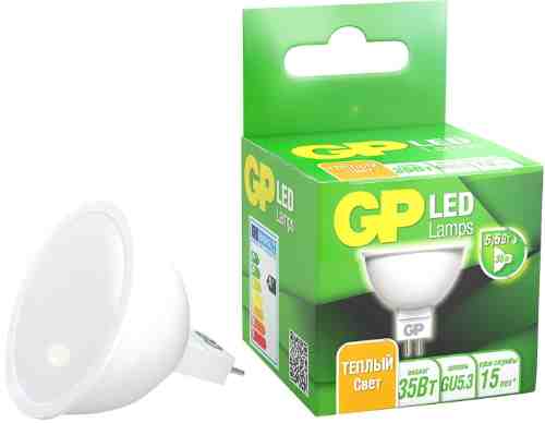 Лампа светодиодная GP LED MR16 GU5.3 5.5Вт арт. 854988