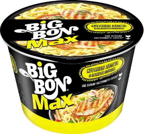 Лапша Big Bon Max c курицей и пряным соусом 95г арт. 421053