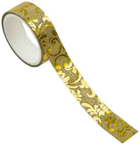 Лента декоративная Magic Pack Золотые витки самоклеющаяся 4.5*4.5*1.5см арт. 1189163