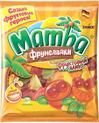 Мармелад Mamba Фрумеладки фруктовый микс 72г арт. 664503