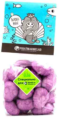 Маршмеллоу PiratMarmelad Фиолетовые черепа 200г арт. 1072356