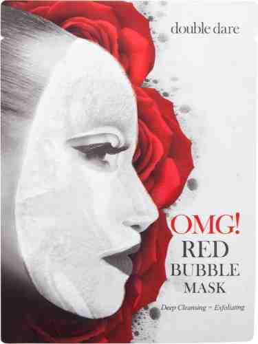 Маска для лица Double Dare Баббл-маска очищающая с экстрактами 8 красных растений арт. 1118051