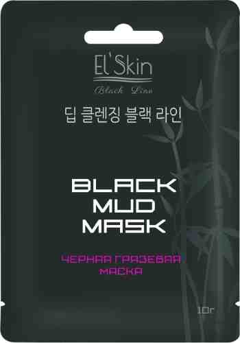 Маска для лица Elskin черная грязевая 10г арт. 544326