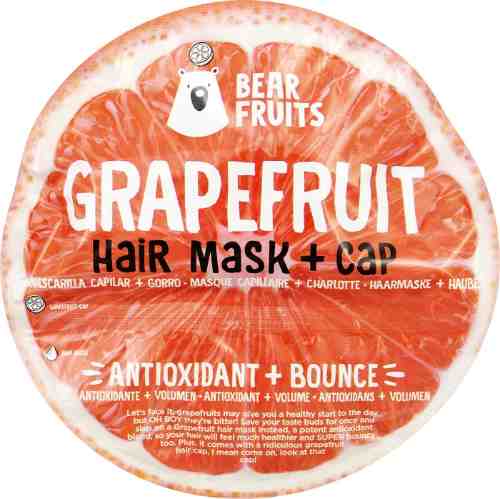 Маска для волос + Шапочка BearFruits Grapefruit Volume Hair Mask & Hair Cap 20мл арт. 1086671