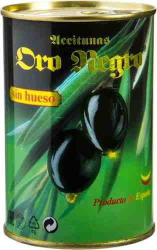 Маслины Oro Negro без косточки 480г арт. 304657