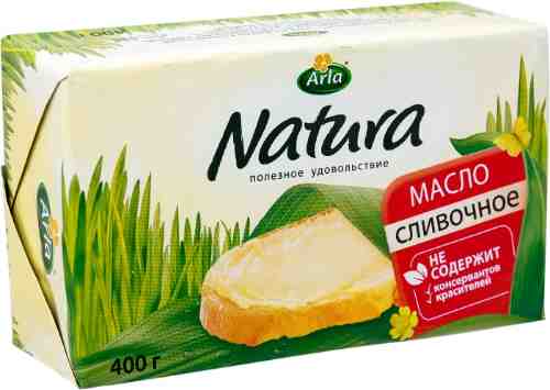 Масло сливочное Arla Natura несоленое 82% 400г арт. 448239