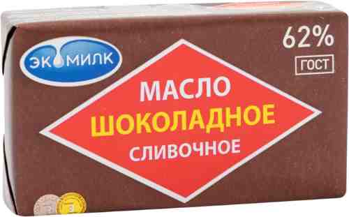 Масло сливочное Экомилк Шоколадное 62% 180г арт. 350590