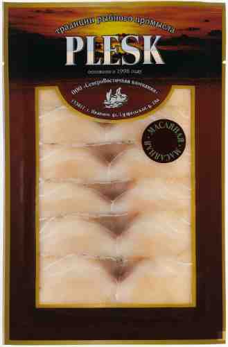 Масляная рыба Plesk холодного копчения ломтики 100г арт. 307380