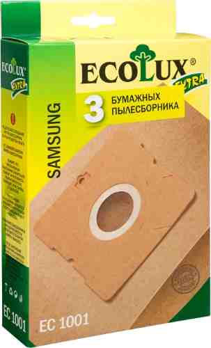 Мешок-пылесборник EcoLux Extra EC1001 бумажный для пылесосов Samsung 3шт арт. 453923