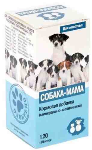 Минерально-витаминная подкормка Собака-Мама для щенных и кормящих сук 120 таблеток арт. 1075736