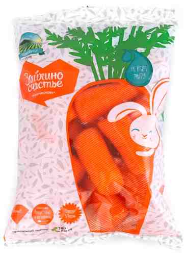 Мини-морковь Зайкино счастье 450г упаковка арт. 310206