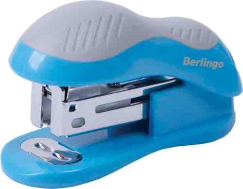 Мини-степлер Berlingo Office Soft 24/6 до 15 листов синий арт. 1080600