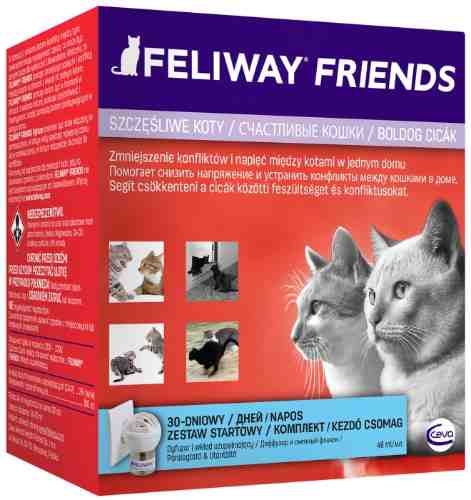 Модулятор поведения кошек Feliway Friends 48мл + Диффузор арт. 1078700