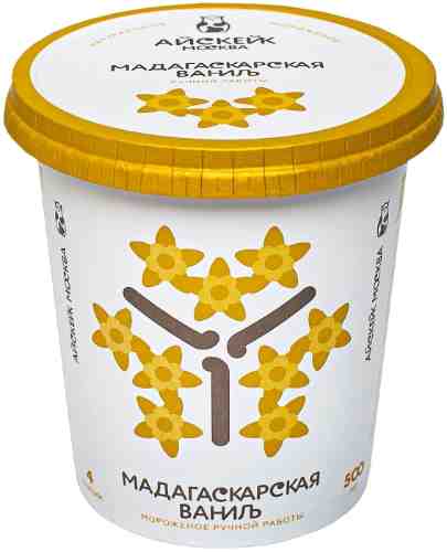 Мороженое Айскейк Москва Мадагаскарская ваниль 500мл арт. 950911