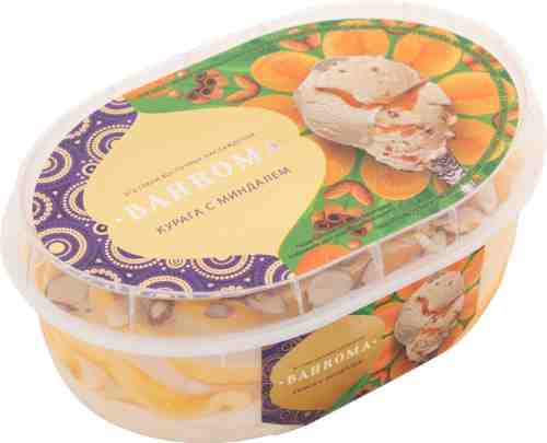Мороженое Bahroma Сливочное Курага Абрикос и Миндаль 450г арт. 1009803