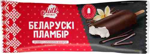 Мороженое Белорусский Пломбир Эскимо ванильный 80г арт. 693339