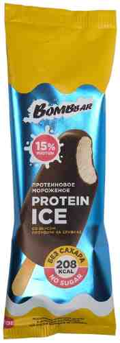 Мороженое Bombbar протеиновое со вкусом пломбира на сливках 70г арт. 1132980