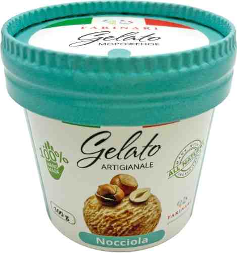 Мороженое Farinari Gelato Сливочное Лесной орех 8-11% 100г арт. 1133176