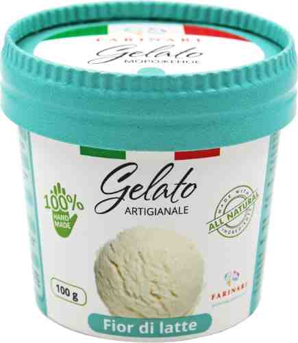 Мороженое Farinari Gelato Сливочное ремесленное Fior di Latte 8-11% 100г арт. 1132974