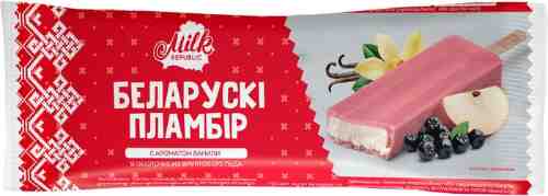 Мороженое Milk Republic Белорусский Пломбир с ароматом ванили в оболочке из фруктового льда 15% 70г арт. 1039927