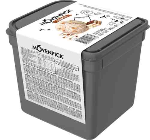 Мороженое Movenpick пломбир с сыром маскарпоне и кусочками печенья тирамису 14% 1.4кг арт. 1039897