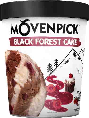 Мороженое Movenpick Сливочное Black forest cake 8.6% 300г арт. 1051400
