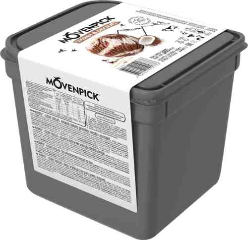 Мороженое Movenpick сливочное двухслойное кокосовое и шоколадное 10% 2.4л арт. 1039756