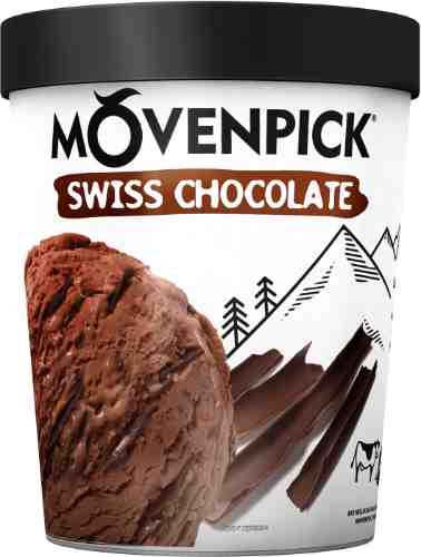 Мороженое Movenpick Сливочное Swiss chocolate 10.2% 276г арт. 1051394