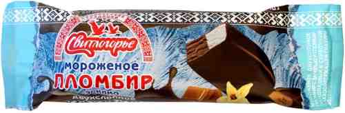 Мороженое Свитлогорье Пломбир Ванильно-шоколадный 15% 80г арт. 349426