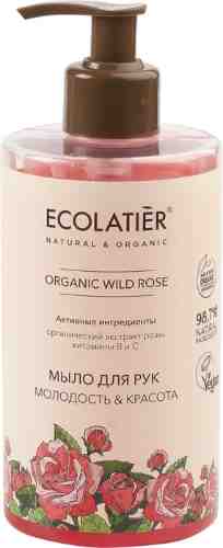 Мыло для рук Ecolatier Organic Wild Rose Молодость & Красота 460мл арт. 1046670