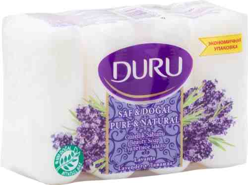 Мыло Duru Pure & Natural Лаванда 4шт*85г арт. 373459