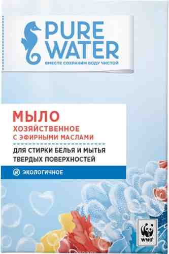 Мыло хозяйственное Pure Water с эфирными маслами 175г арт. 720489