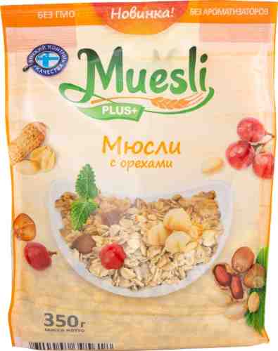 Мюсли Muesli Plus с орехами 350г арт. 1019915