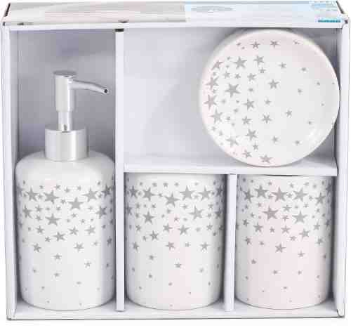 Набор аксессуаров для ванной комнаты Gromell Stars 4 предмета арт. 1172153
